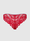 BELLA LACE UP FRONT LACE CROTCHLESS TANGA