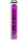Clone-A-Willy Silicone Dildo Molding Kit with Vibrator - Neon Purple/Purple