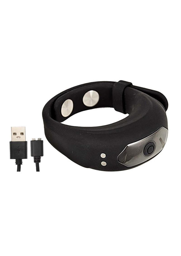 Cockpower Adjustable Belt Rechargeable Silicone Cock Ring
