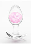 Cosmic Glams Silicone Anal Plug - Pink - Medium