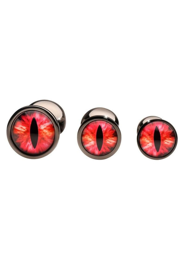 Creature Cocks Red Eye Metal Butt Plug