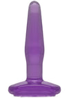 Crystal Jellies - Small Butt Plug - Purple - Small