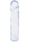 Crystal Jellies Classic Dildo - Clear - 8in