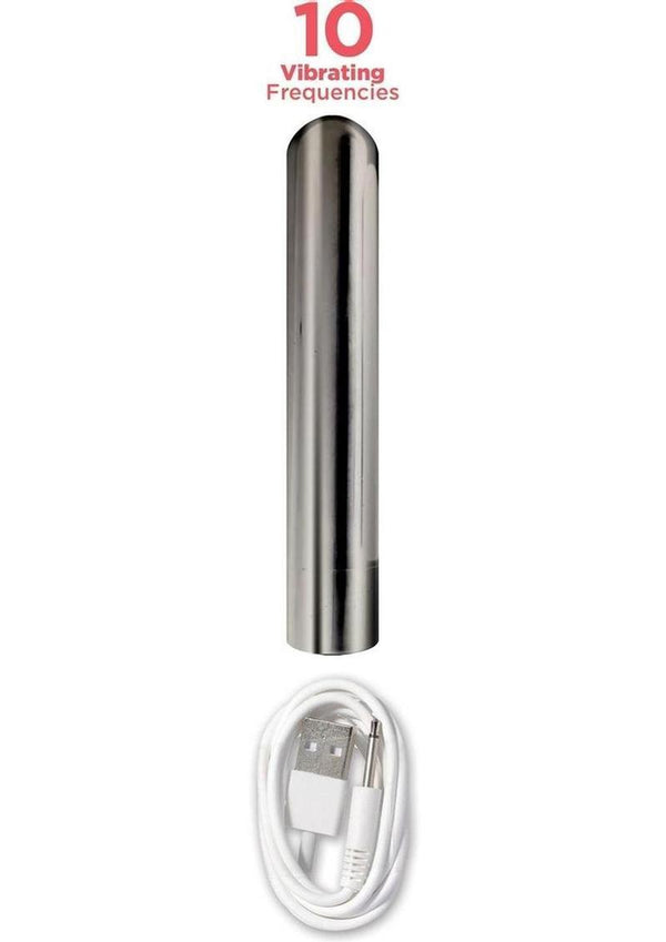 Dickboy Vibes Rechargeable Silicone Multi Speed Dildo - Vanilla - 6in
