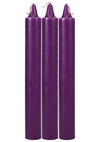 Doc Johnson Japanese Drip Candles - Purple - 3 Pack