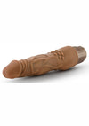 Dr. Skin Cock Vibe 4 Vibrating Dildo - Caramel - 8in