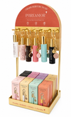 Roll-On Perfume Oil Wood Metal Hanging Display — 6 Best Seller Scents | 48 × 6ml Bottles