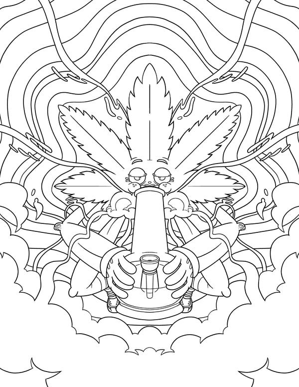 High AF Coloring Book, CB-011