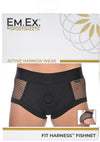 Em.Ex. Fit Harness Fishnet - Black - Medium