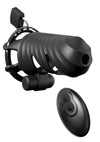 Fantasy C-Ringz Remote-Controlled Vibrating Cock Blocker - Black