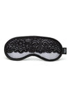 Fifty Shades Of Grey Play Nice Satin and Lace Blindfold - Black/Silver