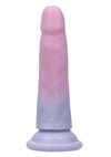 First Time Liquid Silicone Stud with Suction Cup - Multicolor - 5.75in