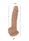 Fleshstixxx Dual Density Silicone Bendable Dong with Balls