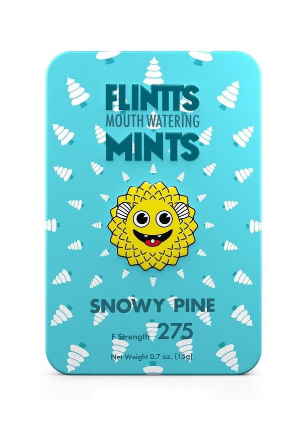 Flintts Mints Mouth Watering Oral Delights - Snowy Pine (F Strength 225) - 28-30 Per Tin