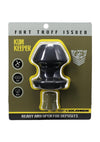 Fort Troff Kum Keeper Silicone Open End Anal Plug - Black - Large