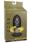 Fort Troff Robo Rimmer Slim Recharageable Silicone Anal Plug with Wireless Remote - Black