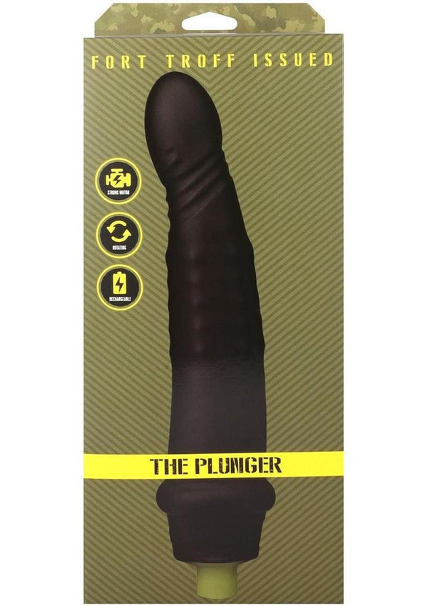 Fort Troff The Plunger Rechargeable Silicone Anal Probe - Black