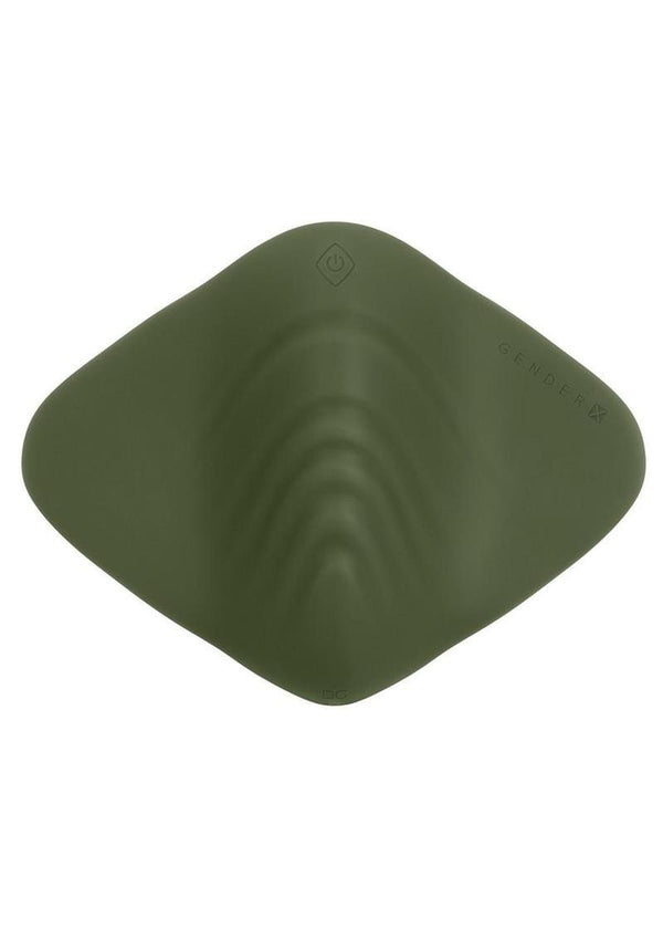 Gender X Pleasure Pad Rechargeable Silicone Clitoral Stimulator - Green