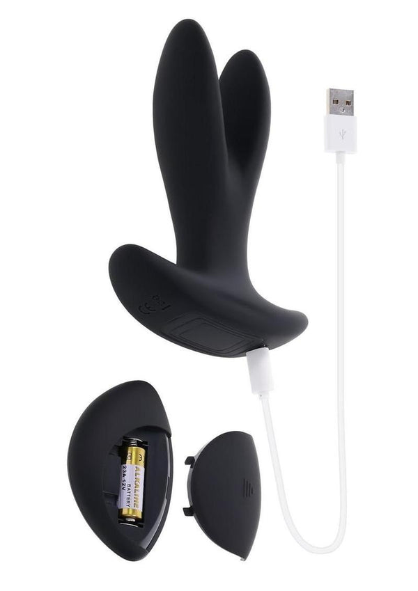 Gender X Spread The Love Rechargeable Silicone Vibrating Anal Plug with Remote Control
