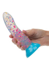 Glow Stick Party Silicone Glow In The Dark Dildo with Suction