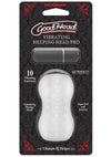 Goodhead Helping Head Pro Vibrating Masturbator with Bullet - Frost/White