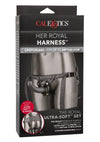 Her Royal Harness The Royal Ultra-Soft Set Adjustable Harness with Me2 Silicone G-Probe - Gray/Grey