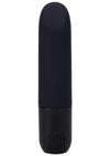 In A Bag Silicone Rechargeable Bullet Vibrator - Black