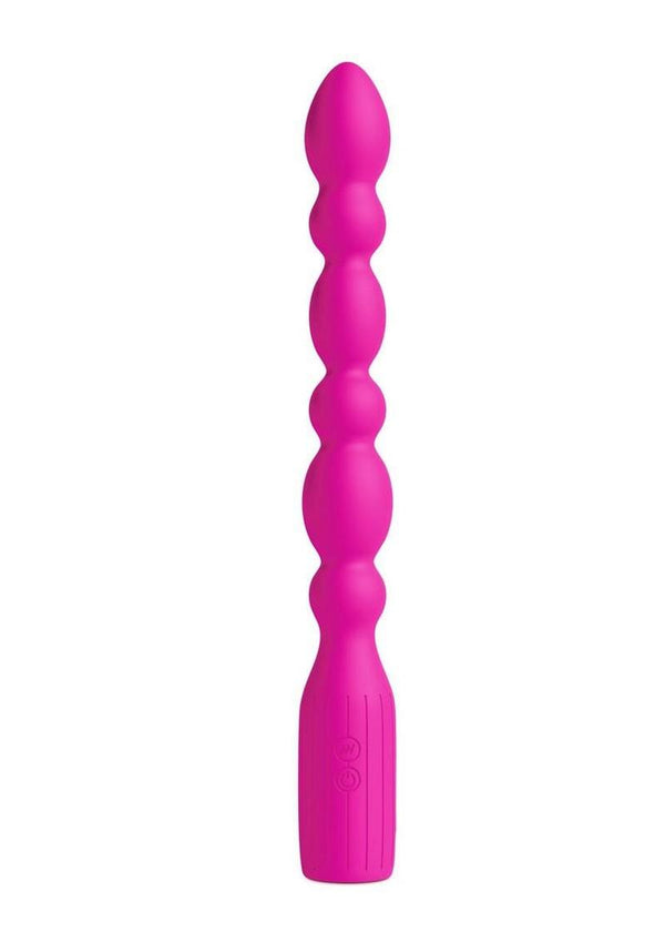 Inya Prime Rechargeable Silicone Vibrating Beads - Pink