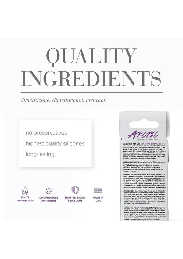 JO Artic Silicone Clitoral Stimulant Gel - .34oz