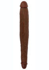 Jock Tapered Double Dildo - Chocolate - 13in