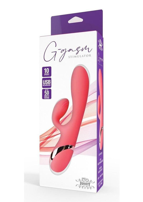 Juicy O-Gasm Stimulator Rechargeable Rabbit Vibrator - Orange