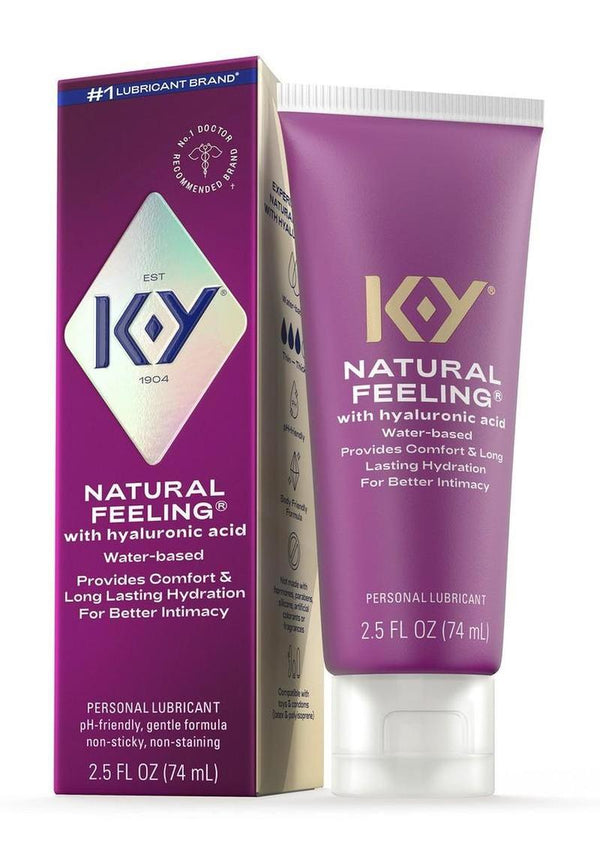 K-Y Hydrate Natural Feeling Moisturizing Water Based Lubricant with Hyaluronic Acid - 2.5oz