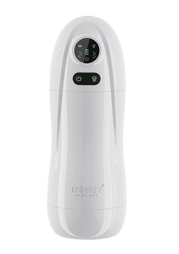 Kai 2 Automatic Sucking Vibrating Rechargeable Male Masturbator - Black/White