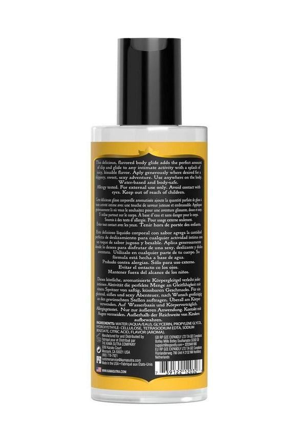 Kama Sutra Divine Nectars Water Based Flavored Body Glide 5oz - Coconut Pineapple