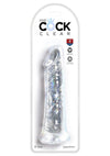 King Cock Dildo - Clear - 8in