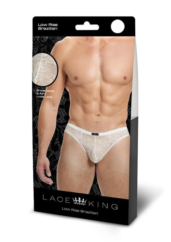 Lace King Lace Bikini - White - Large/XLarge