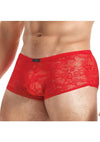 Lace King Lace Trunks - Red - Large/Medium