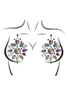 Leg Avenue Cressida Nipple Jewels Stickers (2 Packets - Multicolor