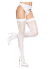 Leg Avenue Micro Net Butterfly Backseam Thigh Highs
