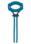 Levelz Detachable Wide Adjustable Silicone Lasso Cock Ring - Teal - 5mm