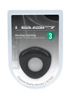 Levelz Sealed Liquid Silicone Rechargeable Vibrating Cock Ring - Black