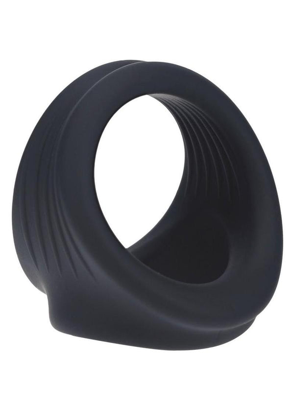 Levelz Silicone Cock and Ball Harness - Black