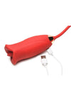 Lickgasm Magic Kiss Kissing Rechargeable Silicone Clitoral Stimulator with Thrusting Vibrator