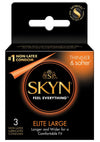 LifeStyles Skyn Elite Large Non Latex Lubricated Condoms - Large - 3-Pack