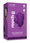 Love Distance Reach G App Controlled Rechargeable Silicone Wearable Vibrator - Purple