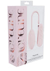 Loveline Felicite 10 Function Silicone Rechargeable Egg Vibe with Remote Control - Pink