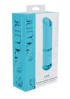 Loveline Luxe 10 Function Mini Lipstick Rechargeable Silicone Vibrator - Blue