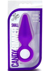 Luxe Candy Rimmer Silicone Butt Plug - Purple - Small