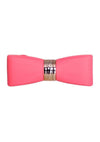 M'lady Pinpoint Silicone Rechargeable Bow Tie Wand - Coral/Orange