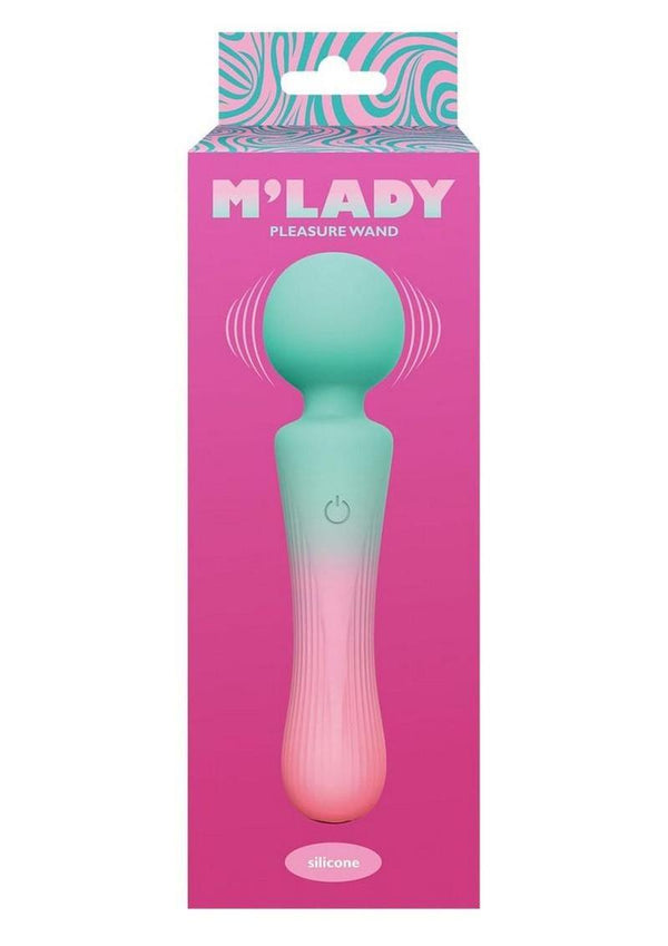 M'lady Silicone Rechargeable Pleasure Wand - Gradient